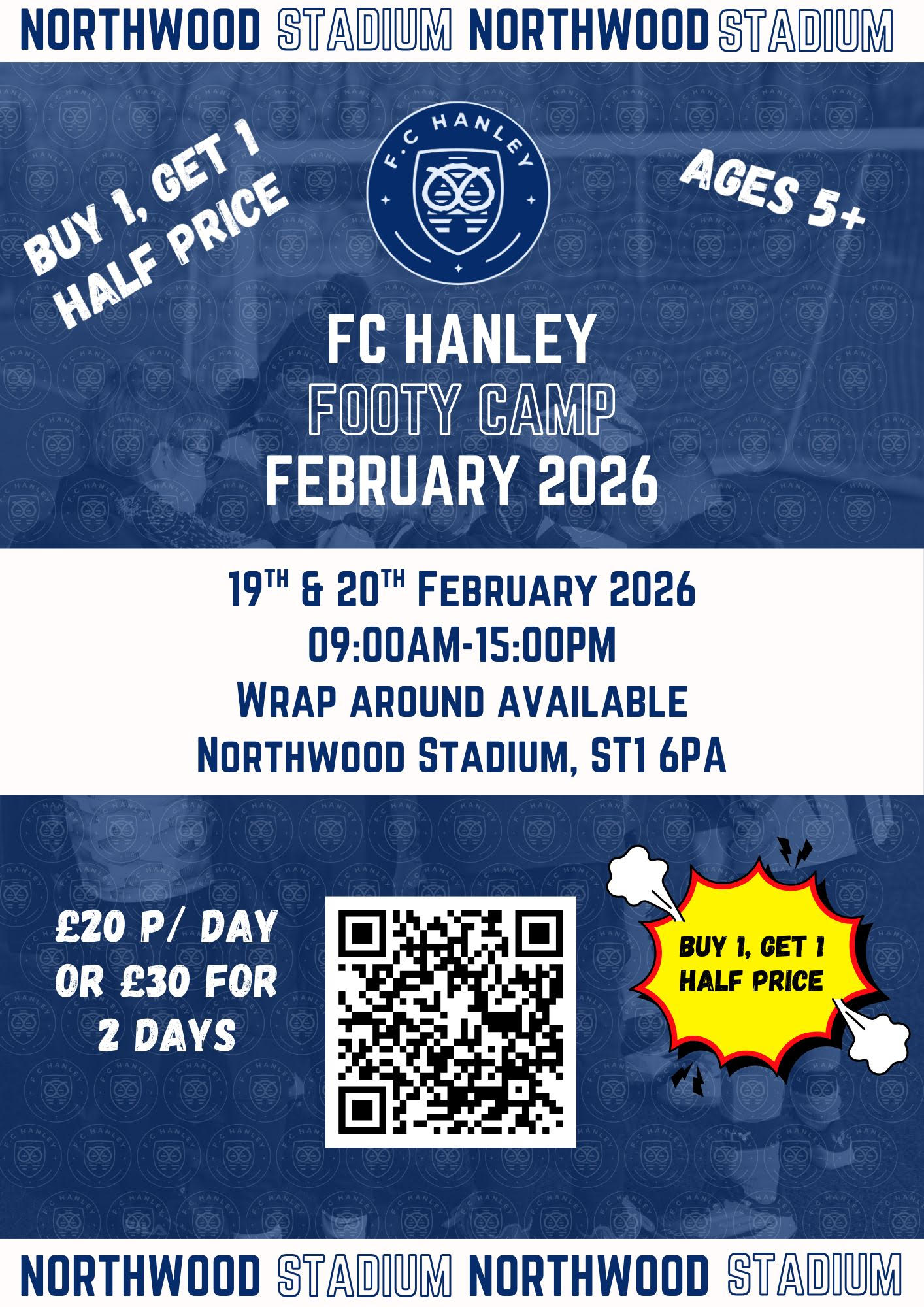 Kids at FC Hanley Holiday Camp